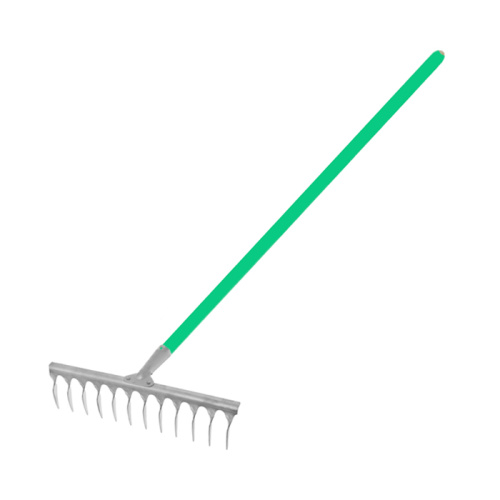 Грабли 12-зубые витые с черенком в ПВХ