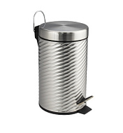 Ведро для мусора Санакс 3л,хром, винтообразное  703