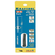 15340-03 Полотна Kraftool Expert для лобзика, с двойным зубом, №3, 130мм, 6шт