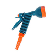 ДУШ-ПИСТОЛЕТ 1/2х3/4х5/8 8-ти функц с фиксатором со штуцером (64)