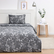 Комплект постельного белья "Экономь и Я" 2 сп "Листва" 60г/м2, микрофибра