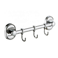 Держатель полотенец Potato 4 крючка, хром P2914-4