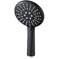 HB37-1 Душевая лейка Haiba, черная, 3 режима, Ø150мм