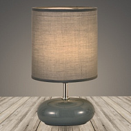 Настольная лампа 18340 GR серый/серый абажур h276 1х60W E27, DIY22