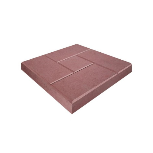 Плитка тротуарная Сэдэс Калифорния 300*300*30мм красная