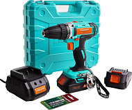 Дрель аккумуляторная STURM CD3618 (18В, 2акк*2,0Ач LiIon, 16/30Нм, 2скор, быстр заряд, подсв, кейс)