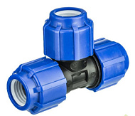 Тройник ПНД ТПК-АКВА 32х32х90"