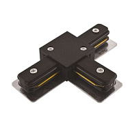 Коннектор T-образный JazzWay PTR CT-BL накладной/подвесной шинопровод черный 5010857