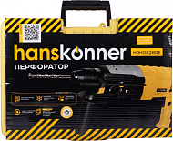 Перфоратор Hanskonner HRH0828REС (850Вт, 3режима, 3.2Дж, 0-4800уд/мин, 0-1100об/мин, + съемный БЗП)