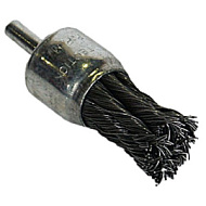 74464 Щетка для дрели Matrix, 25мм, "чашка" со шпилькой, крученая металлическая проволока