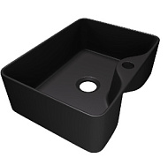 Раковина для ванной накладная Lukka Mini 41 черный матовый Vinchi