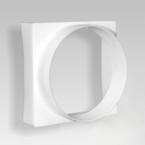 25011 (210-252) Эковент Соединитель квадрата 100*100 с круглым воздуховодом (10КВ)  D-100